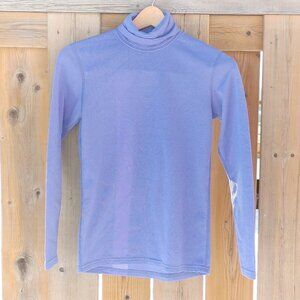 Mountain Equipment Co-op Base Layer Turtleneck Blue Women's XS